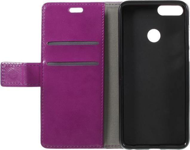 Actual product image MU Classic Crazy Horse Leather Cover (Huawei P Smart+)