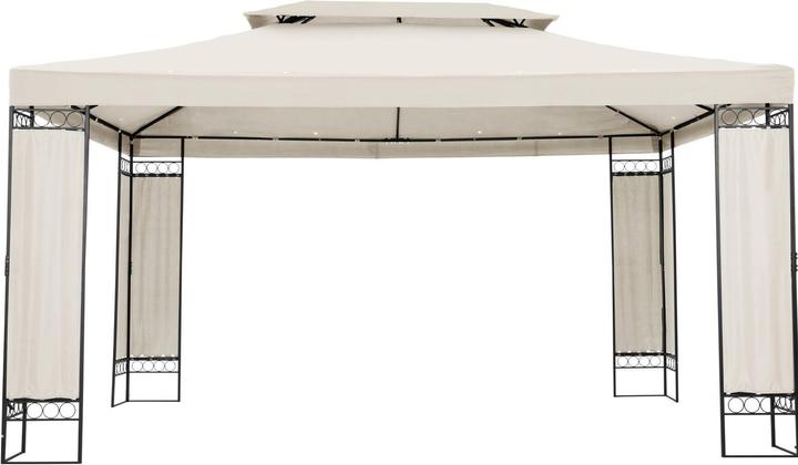 Actual product image Uniprodo Patio Gazebo - 3 x 4 m - 160 g/m² - cream (394 cm, 294 cm)