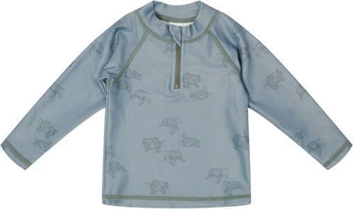 Little Dutch Schwimm T-Shirt langärmlig Turtle Island Olive - 74/80 (74)