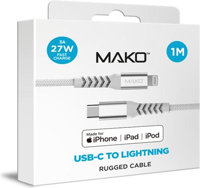 Image du produit Mako USB C — Lightning (1 m, USB 3.2 Gen 1, 27 W)