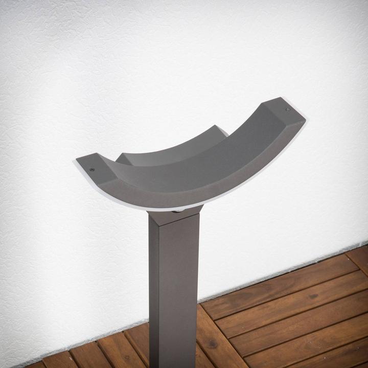 Immagine prodotto Lucande Mezza luce da giardino per esterni con sensore Grafite (550 lm, IP54)