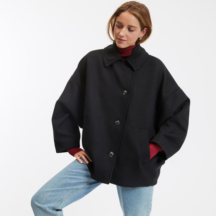 Immagine prodotto La Redoute Collections Kurzmantel mit Knopfverschluss (XS)