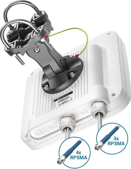 Image du produit Quwireless S7V.120.7RS - QuSector 7V-120-7 Wi-Fi 6E 7x RPSMA (Adaptateur d'antenne)