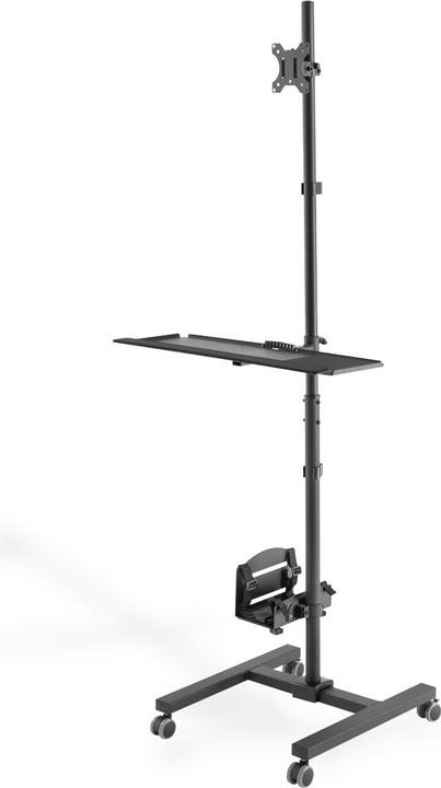 Image du produit Digitus Poste de travail mobile muni d’un réglage en hauteur individuel (Barre, 32")