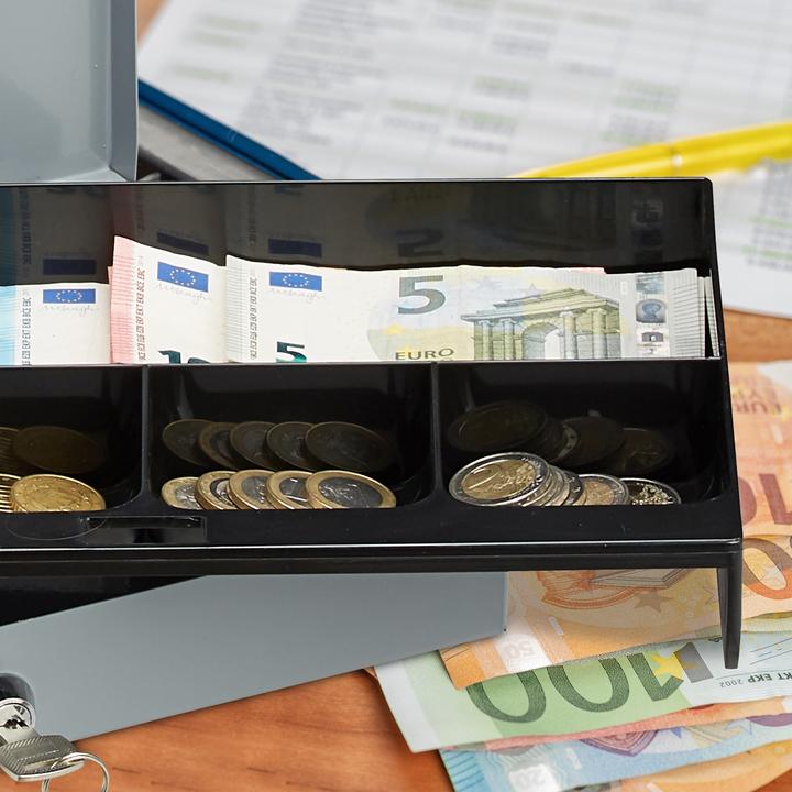 Actual product image Relaxdays Locking Cash Box