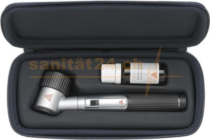 Produktbild Heine mini 3000© LED Dermatoskop Set v2.5V - mit Batteriegriff + Kontaktscheibe ohne Skala + Reissve