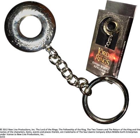 Actual product image Noble Collection Lord of the Rings Metal Elvish Script