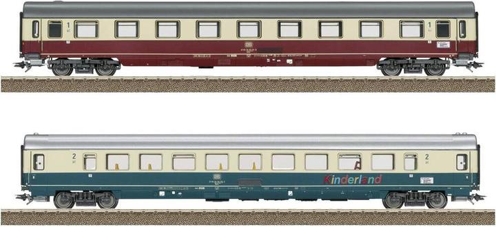 Image du produit Trix H0 23143 H0 Coffret de 2 voitures de voyageurs Fern Express FD 1980 Königssee de la DB Coffret 2 (Piste H0)