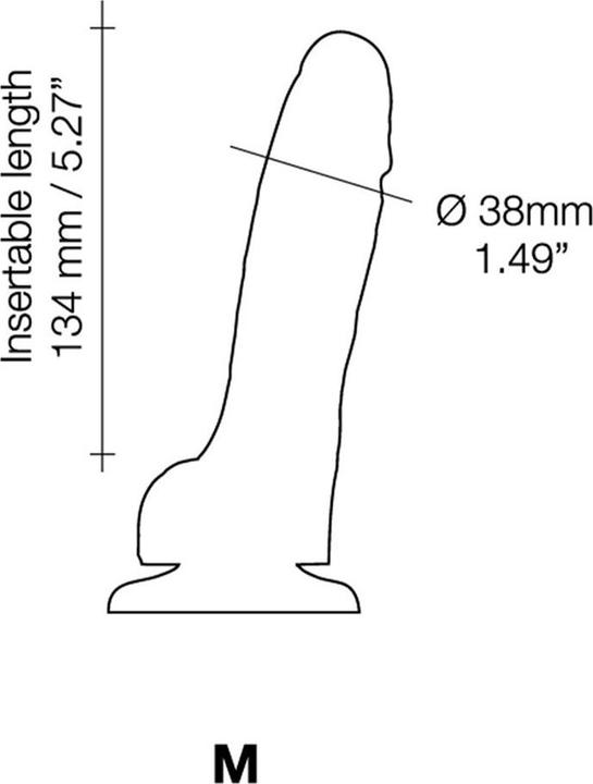Image du produit Strap-on-me Gode réaliste Sliding Skin chair M