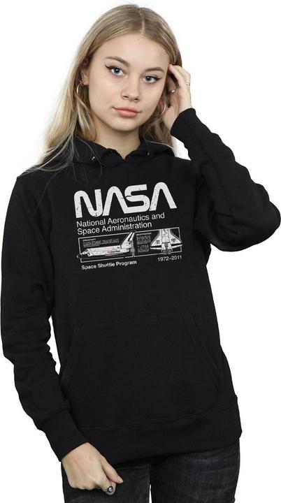 Immagine prodotto Nasa Felpa da donna/ragazzo con cappuccio Space Shuttle (S)