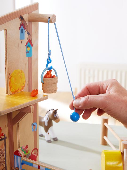 Actual product image Haba Riding farm horse happiness