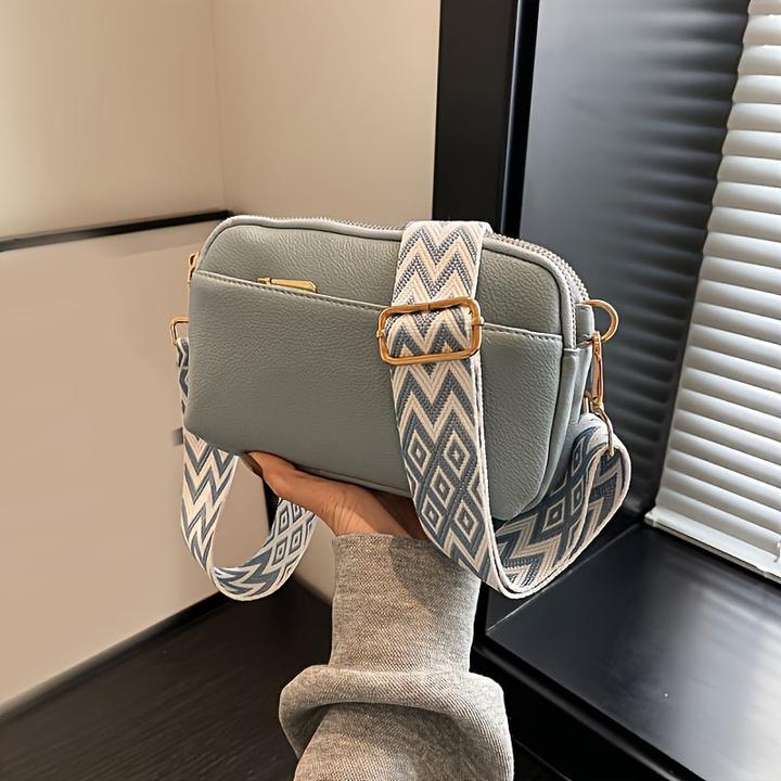 Immagine prodotto Only-Bags.Store Mini cross-body bag, borsa quadrata con ampia tracolla, alla moda