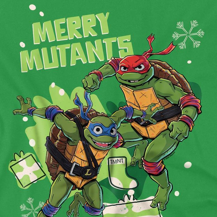 Immagine prodotto Teenage Mutant NT Merry Mutants Maglietta Natale Uomo (4XL)