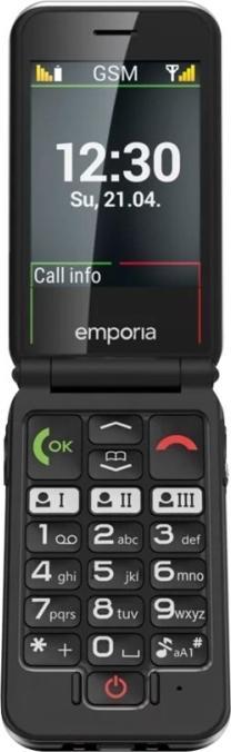 Produktbild Emporia V228 7,11 cm (2.8" ) Schwarz Einsteigertelefon (2.80", 2 Mpx, 2G)