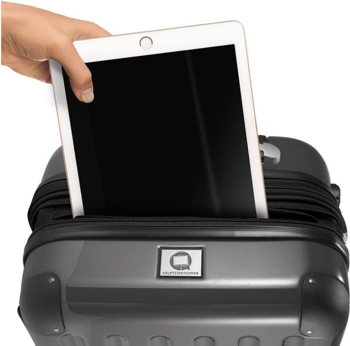Image du produit Hauptstadtkoffer Alex - Bagage à main rigide brillant avec compartiment pour ordinateur portable (42 l, Bagage à main (jusqu'à 50l))
