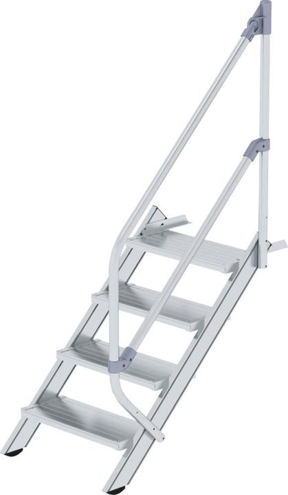Actual product image Munk Industrial steps, aluminium steps, step width 600 mm, 4 steps. (Scaffolding, 105.80 cm)