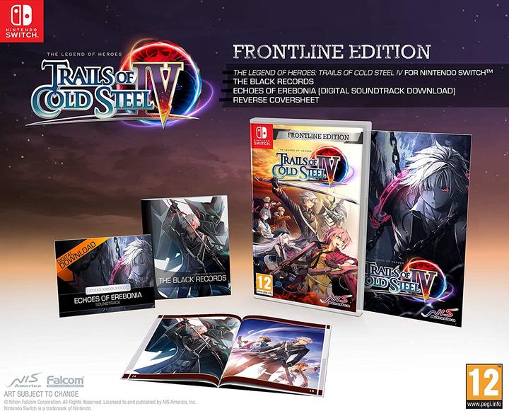 Actual product image NIS The Legend of Heroes: Trails of Cold Steel IV (Frontline Edition) (Switch, Switch Lite, Switch OLED)