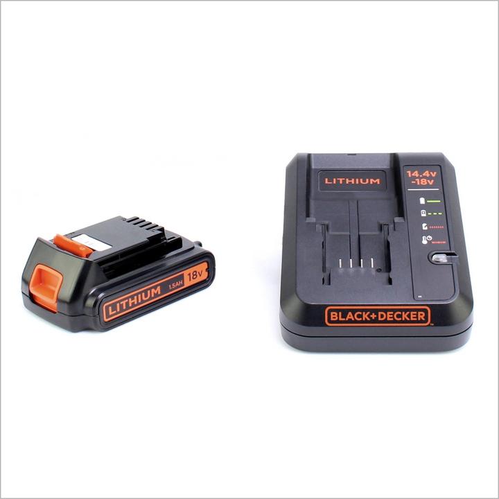 Produktbild Black & Decker 18V AkkuBohrschrauber Autosense, 2 Akku (Akkubetrieb)