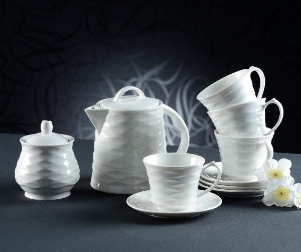 Produktbild Rosenstein & Söhne Porzellan-Kaffee- & Tee-Service, 10-tlg. (10 Stück)