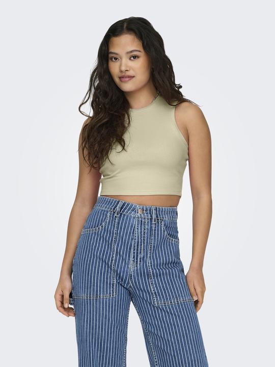 Produktbild Only Onlvilma S/L Cropped Tank Top Jrs Noos (S)