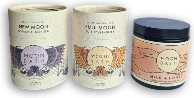 Actual product image Moon Bath Badetee Crescent Lunar Set (265 ml, Bath salts)