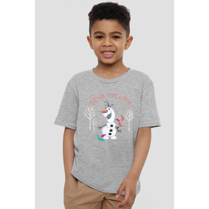 Immagine prodotto Disney Frozen Never Too Cool Maglietta Olaf Bambini (128)