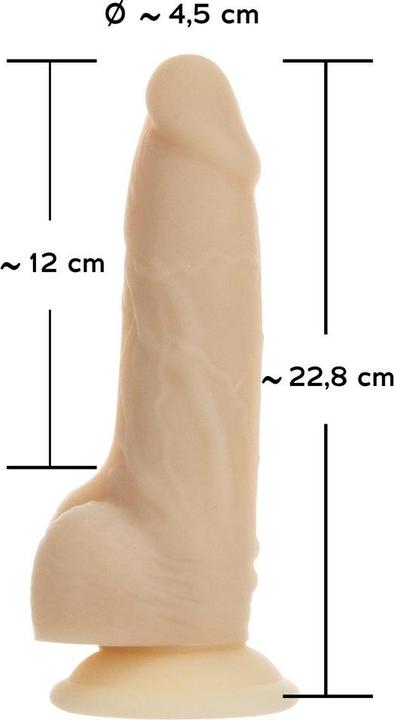 Produktbild Naked Addiction Realistischer rotierender Dildo mit Fernbedienung 23 cm