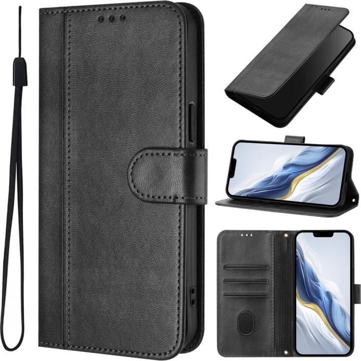Produktbild Cover-Discount HONOR Magic7 Lite – Wildleder Look Etui im Vintage Design (Honor Magic7 Lite)