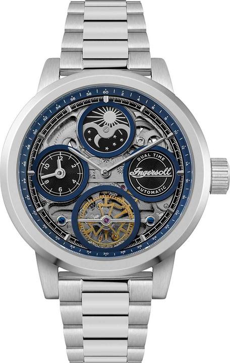 Ingersoll 1892 Ingersoll I16003 Herrenuhr The Arc Automatik 44mm 5ATM (Skeleton-Uhr, 44 mm)