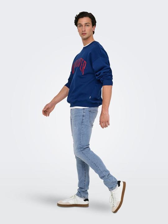 Produktbild Only & Sons ONSLOOM Niedrige Taille Slim Fit Jeans Slim Fit Jeans (34)