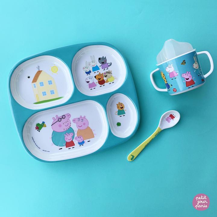 Produktbild Petit Jour Paris 4-fach behälter peppa pig
