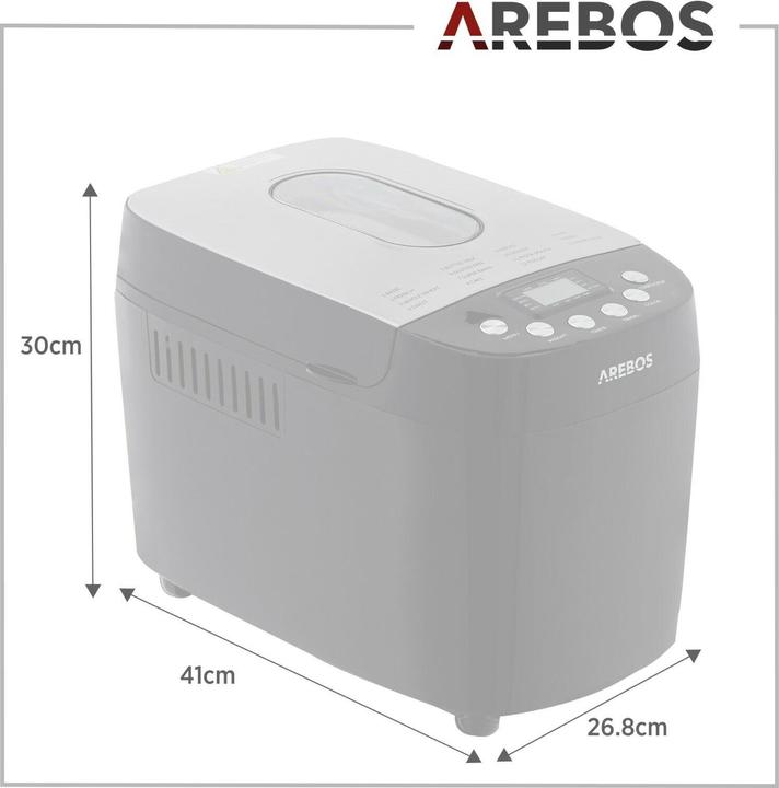 Image du produit Arebos Machine à pain