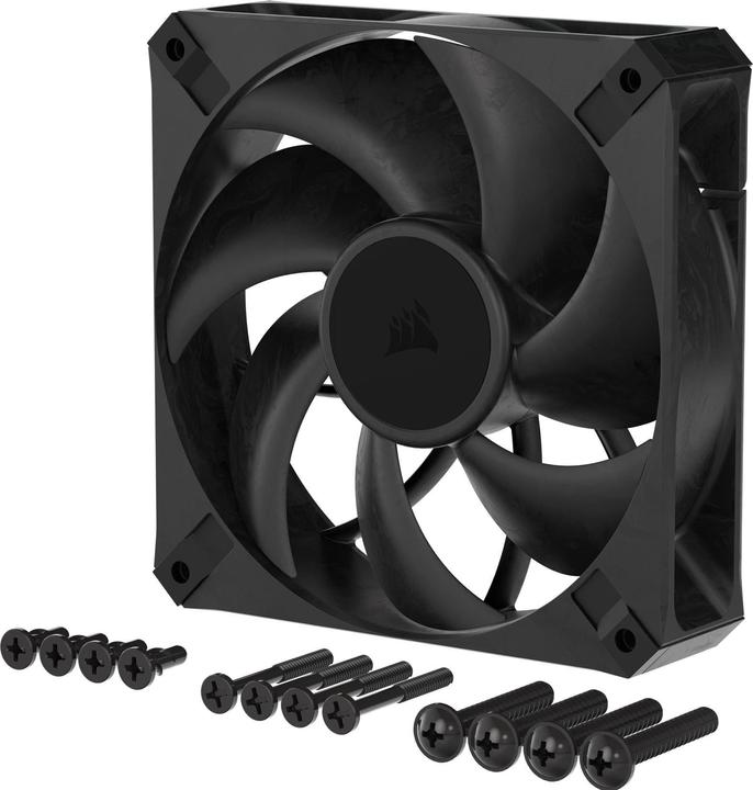 Produktbild Corsair Case Acc Fan RS120 MAX PWM 1x12cm black (120 mm, 1 x)