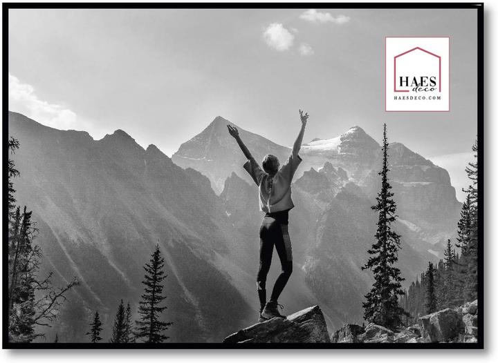Actual product image Haes Deco Deco Kunststoff-Fotorahmen EF8B Easy Frame Schwarz 50x70 cm