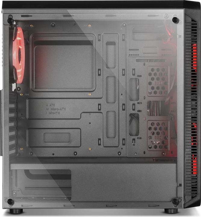 Actual product image Nox ATX TOWER HUMMER TGM RAINBOW RGB - Tower (mATX, Mini-ITX, ATX)