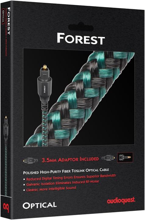 Image du produit Audioquest Forest Câble optique - Câble Toslink - 1,5m (1.50 m, Optique)