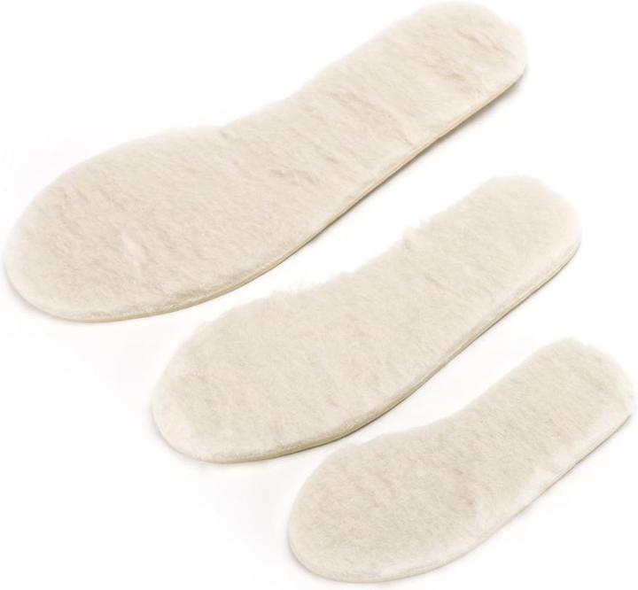 Actual product image Eastern Counties Leather Lambswool Blend Insoles