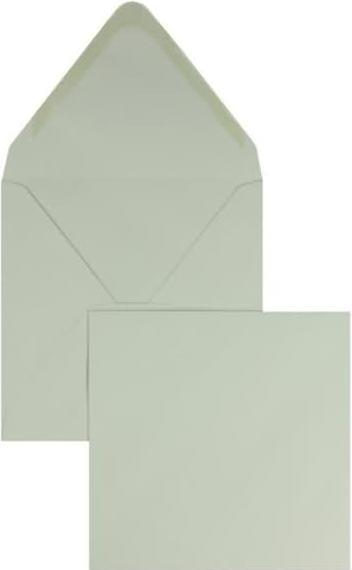 Blanke Envelopes 120x120mm 120g/qm gummed PU=100 pieces dolphin grey (100 x)