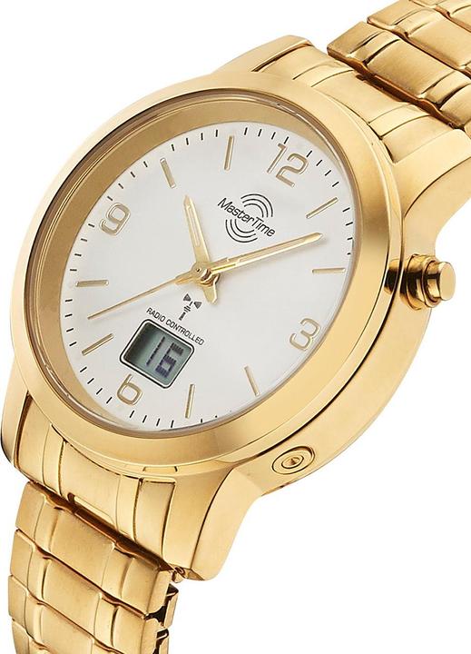 Produktbild Master Time MTLA-10313-12M Funk Basic Series Damen 34mm 3ATM (Analoguhr, Digitaluhr, Funkuhr, 34 mm)