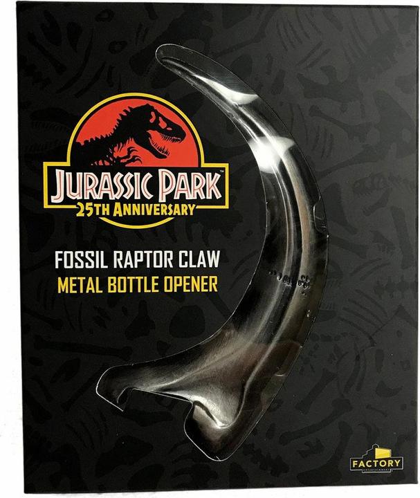 Actual product image Factory Entertainment Jurassic Park décapsuleur Fossil Raptor Claw 14 cm