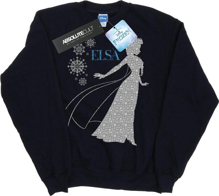 Disney Frozen Elsa Christmas Silhouette Sweatshirt Mädchen