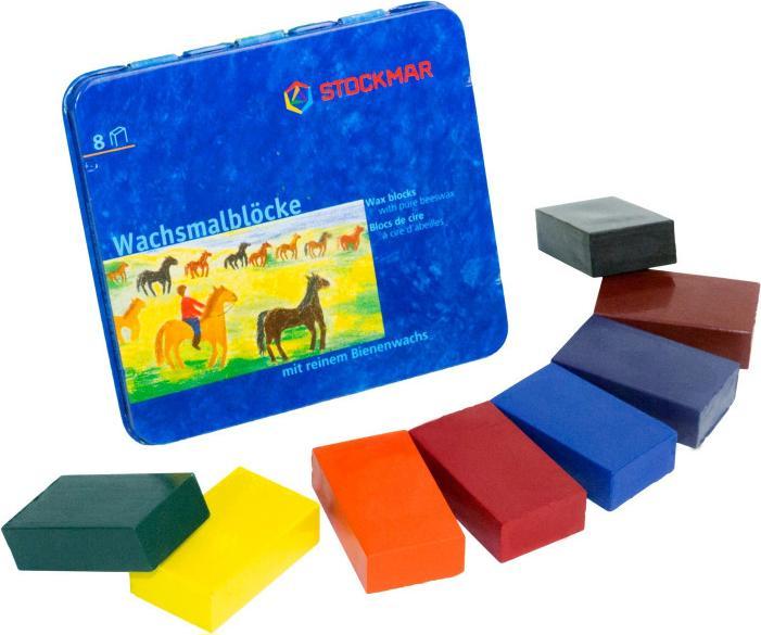 Produktbild Stockmar Wachsmalblock (Mehrfarbig, Sortiert, 8 x)