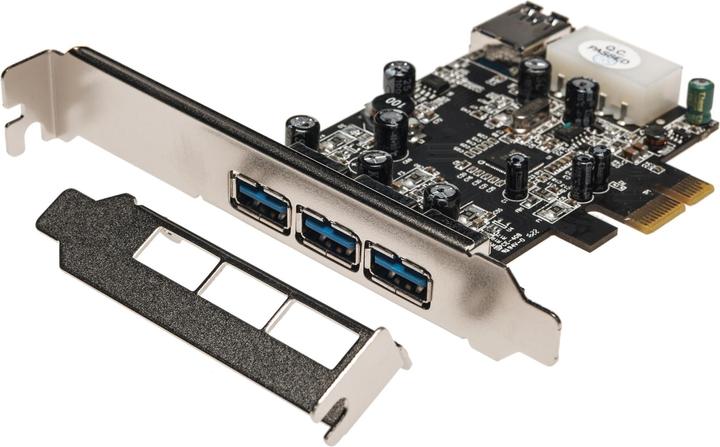 Image du produit Delock Carte PCI-E > 3 x externe + 1 x interne USB 3.0