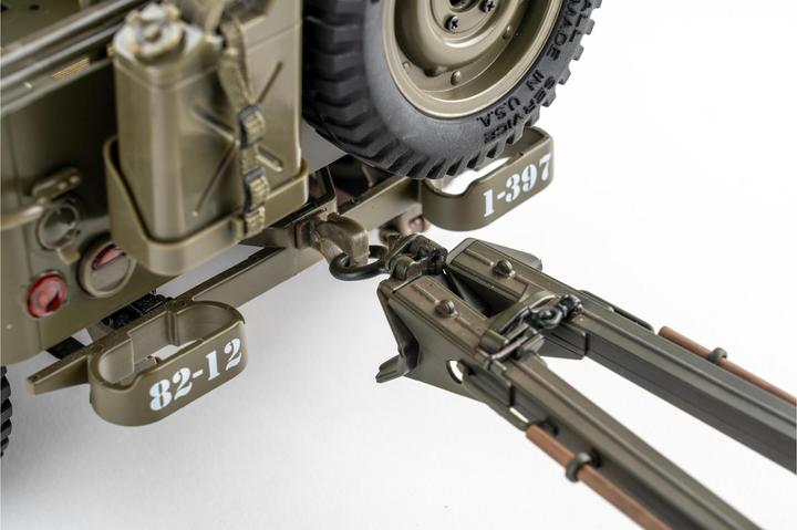 Actual product image RocHobby Trailer Anti-tank gun M3 1:12 (RTR Ready-to-Run)