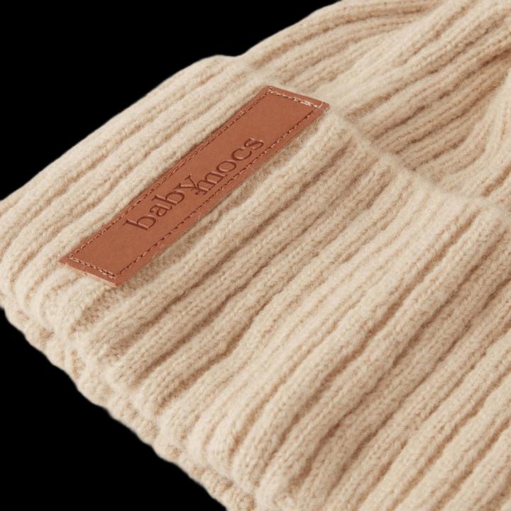 Actual product image BabyMocs Beanie - Beige