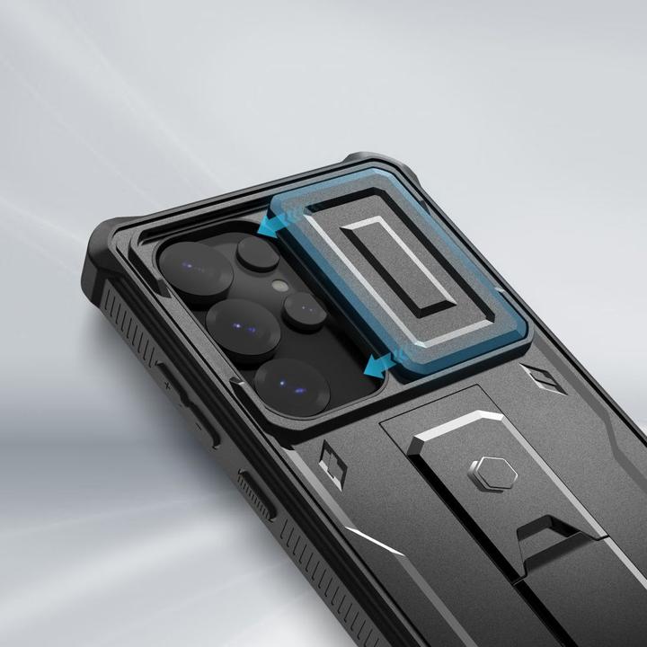 Produktbild Tech-Protect Kevlar Cam+ Case for Samsung Galaxy S25 Ultra - Black (Samsung Galaxy S25 Ultra)