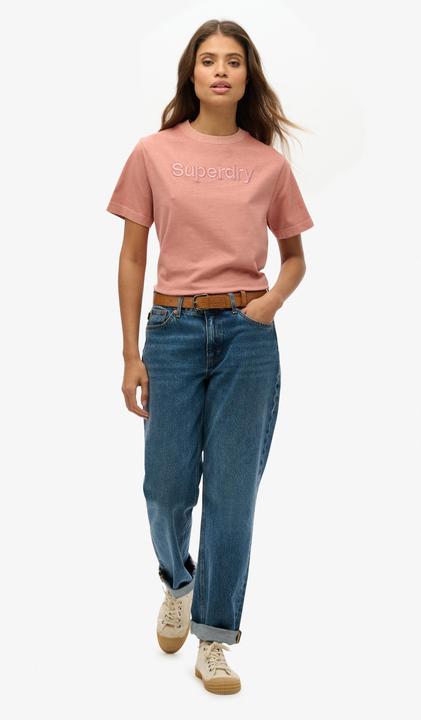 Actual product image Superdry Emb Core Logo Boxy Loose Tee (12)
