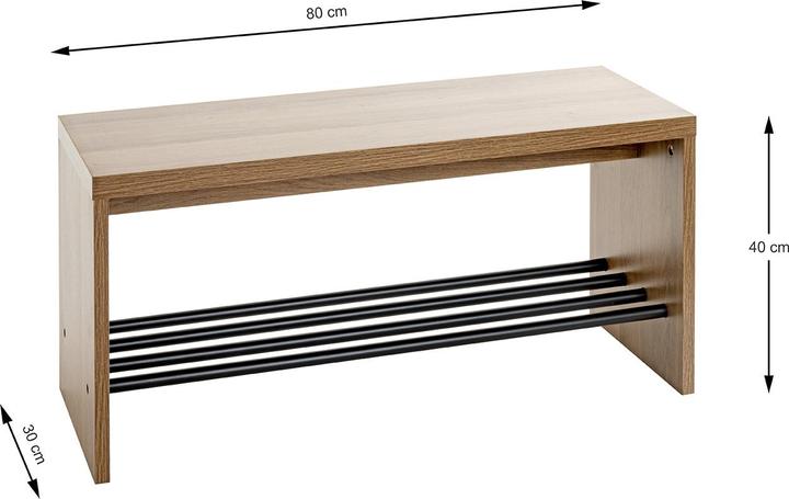 Actual product image HAKU Möbel Kade (80 x 30 x 40 cm)