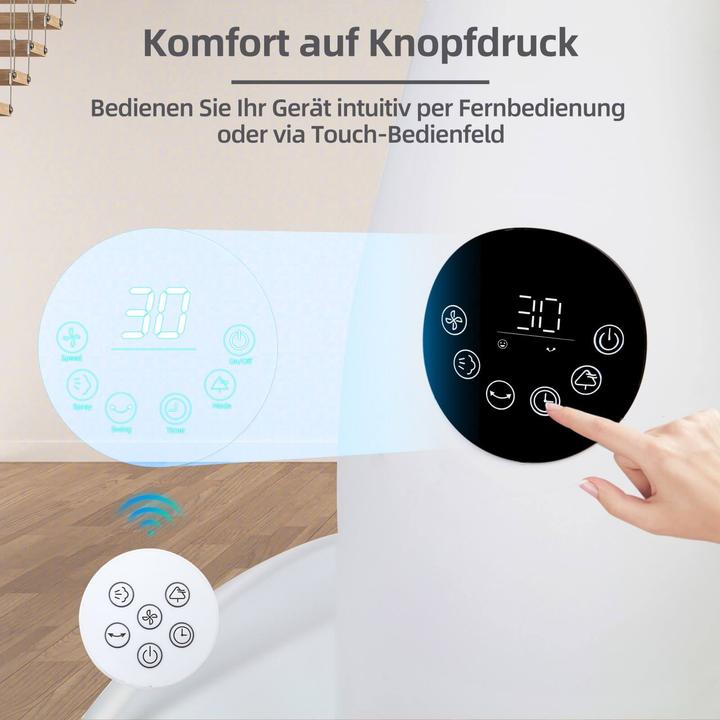 Produktbild Be Cool BE COOL Premium Standventilator mit Wasserzerstäubung (55 dB)