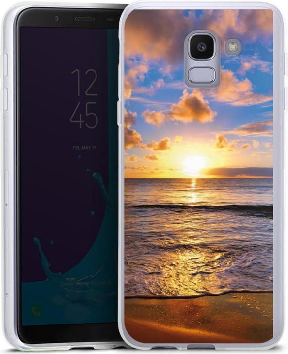 Produktbild DeinDesign Silikon Hülle für Samsung Galaxy J6 (2018) Handyhülle Case Smartphone Schutzhülle Meer (Samsung Galaxy J6 (2018))